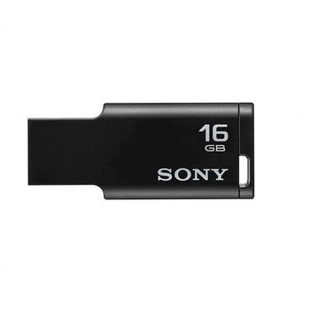 Pen Drive Mini de 16GB Plug & Play Preto Sony - USM16M2 USM16M2