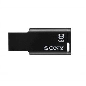 Pen Drive Mini de 8GB Plug & Play Preto Sony - USM8M2 USM8M2