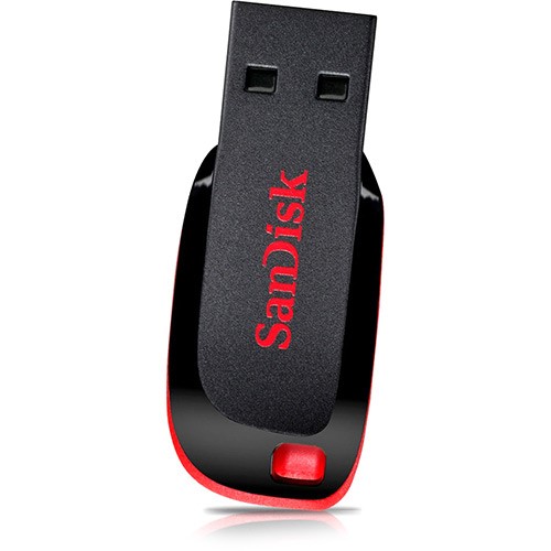 Pen Drive Sandisk 32GB | USB 2.0 | Cruze Blade | SDCZ50-032G-B35 para PC e MAC 0434