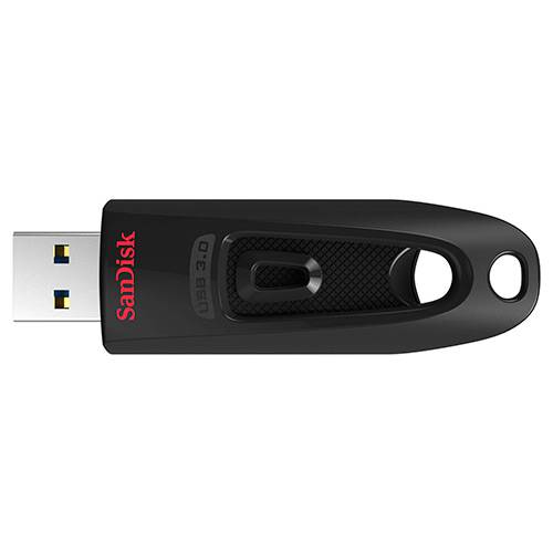 Pen Drive SanDisk Ultra USB 3.0 64GB - Preto