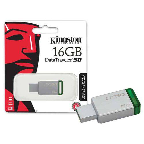 Pen Drive USB 3.1 Kingston Dt50/16gb