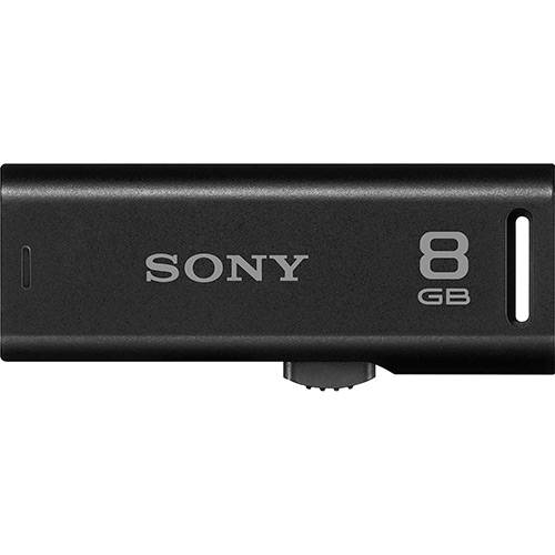 Pendrive 8GB Sony Retrátil USM8GR - Preto