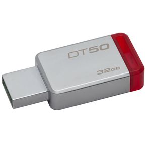 Pendrive 32GB USB 3.1 Kingston Datatraveler DT50/32GB Vermelho