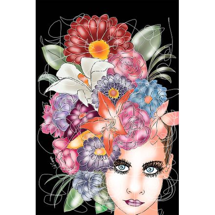Gravura para Quadros – Arte Pense Flores - 30 X 45 Cm - Papel Fotográfico Fosco