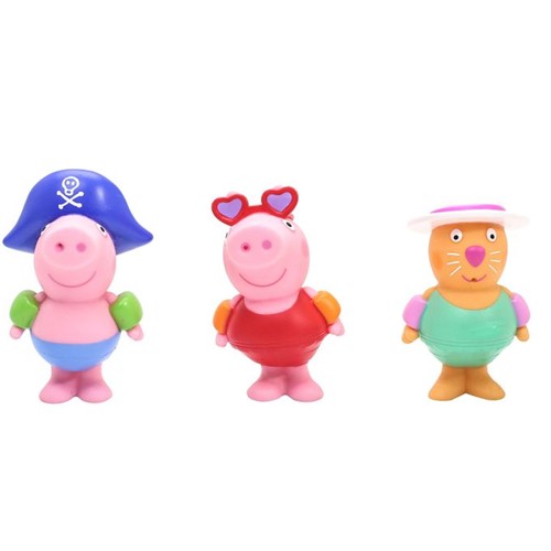 Peppa Pig - Banho Chuá-Chuá com 3 Personagens - Dtc - DTC