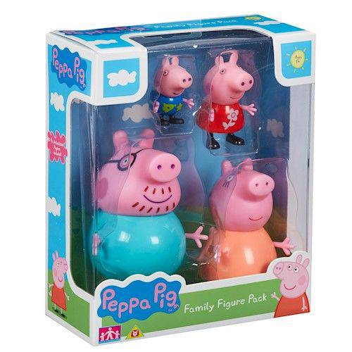 Peppa Pig Família Pig Conjunto 4 Figuras Articuladas DTC