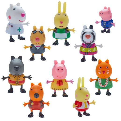 Peppa Pig Fantasia 10 Figuras - DTC