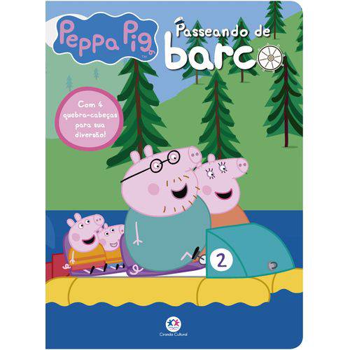 Peppa Pig - Passeando de Barco - com 4 Quebra-cabeças para Sua Diversão!