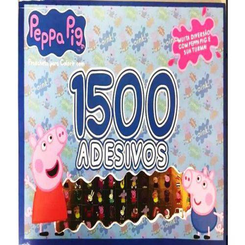 Peppa Pig - Prancheta para Colorir com 1500 Adesivos