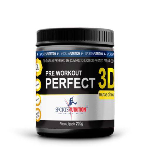PERFECT 3D Pré-Treino 250g - Sports Nutrition