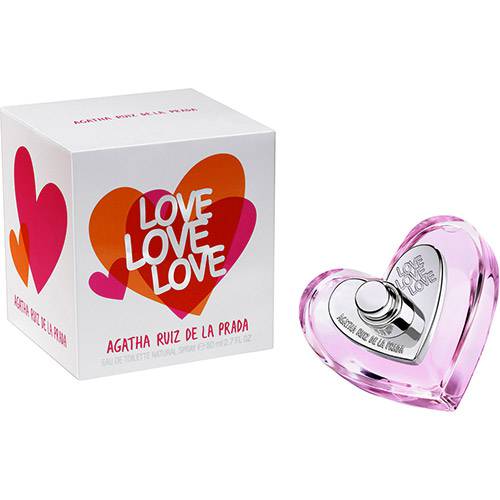 Perfume Agatha Ruiz de La Prada Love Love Love Feminino Eau de Toilette 80ml
