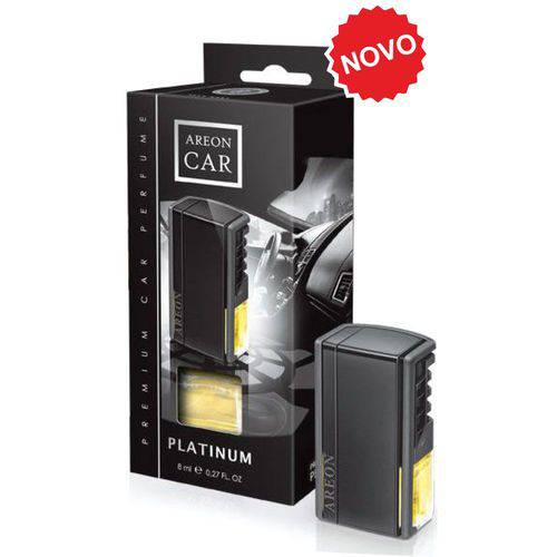 Perfume Aromatizante Importado para Carros "areon Car Painel Black Box Platinum" 8ml