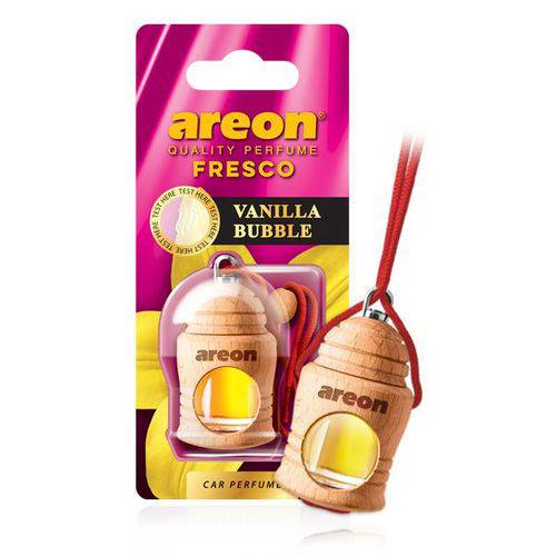 Perfume Aromatizante Importado para Carros "areon Fresco Vanilla Bubble" (baunilha & Chiclete) 4ml
