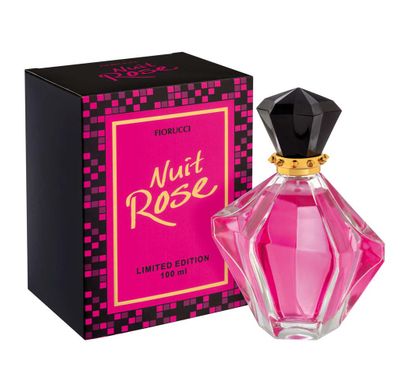 Perfume Deo Colônia Feminina Nuit Rose 100ml - Fiorucci
