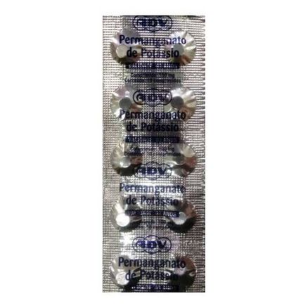 Permanganato de Potássio 100mg ADV 10 Comprimidos