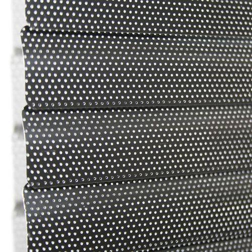 Persiana Horizontal em Alumínio 25MM Microperfurado 1,40L X 1,60A - Preta