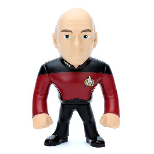 Personagem Jada Toys 4" Picard Star Trek Metals Die Cast