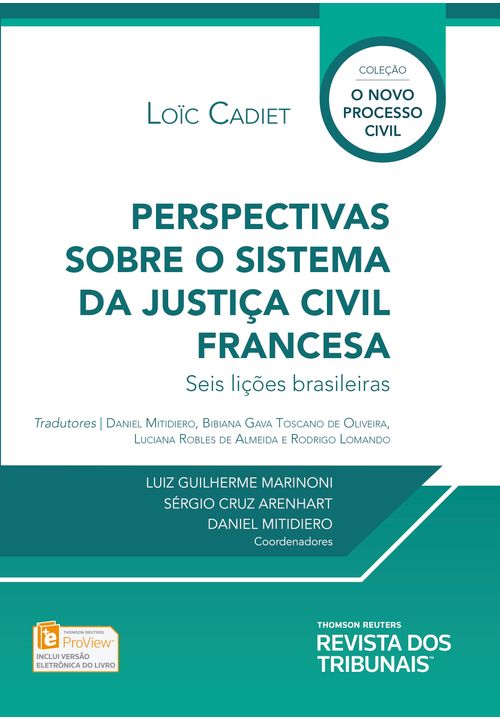 Perspectiva Sobre a Justiças do Sistema Civil Francês - Seis Lições Brasileiras - 1ª Edição