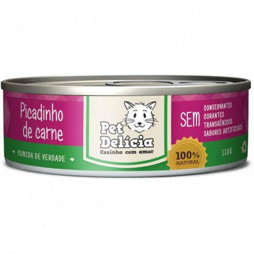 Pet Delícia para Gatos - Picadinho de Carne 110g
