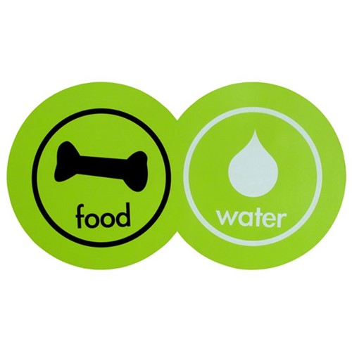 Pet Food Water Tapete/comedouro Kiwi/multicor
