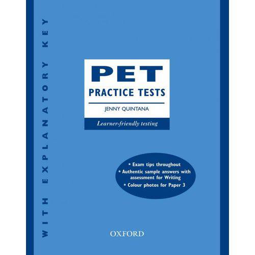 Pet Practice Tests - Book With Key - New Edition - Oxford University Press - Elt