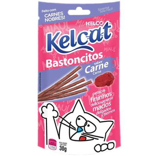 Petisco Kelco Kelcat Snack Bastoncitos 30g