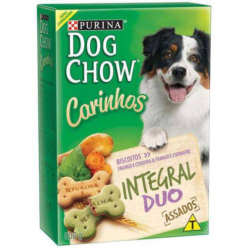 Petisco Nestlé Purina Dog Chow Carinhos Integral Duo para Cães Adultos