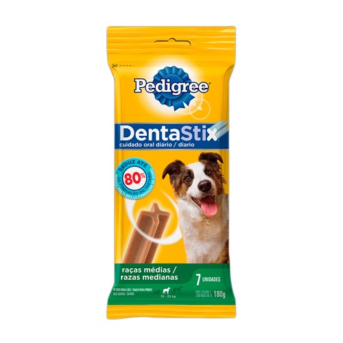 Petisco para Cães Pedigree Dentastix Raças Médias 180g