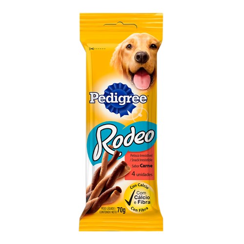 Petisco para Cães Pedigree Rodeo Sabor Carne 70g