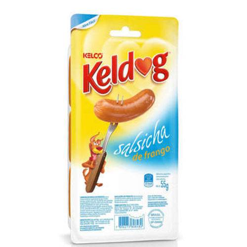Petisco Snack Keldog Salsicha de Frango para Cães - 55G