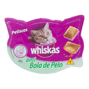 Petisco Temptations Anti Bola de Pelo Whiskas 40g