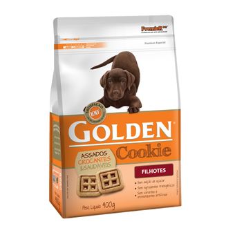 Petiscos Cookie P/ Cães Filhotes Golden 400gr