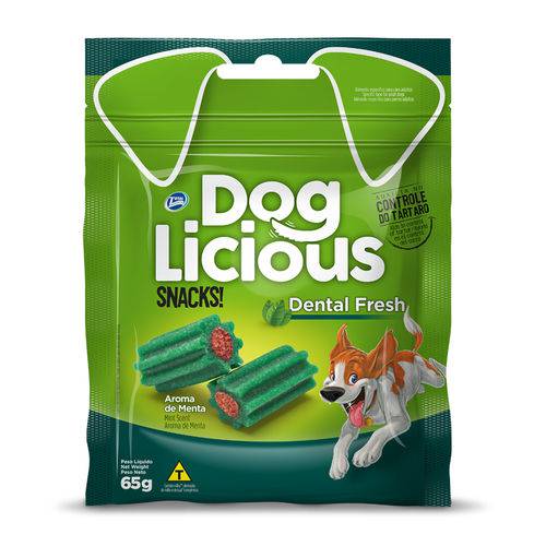 Petiscos Dog Licious Dental Fresh Snack 65g