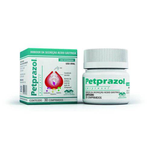 Petprazol 20mg - 30 Comprimidos