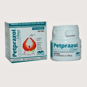 PETPRAZOL 10mg - Frasco com 30 Comprimidos