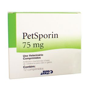Petsporin Antibiótico 75 Mg 75 Mg