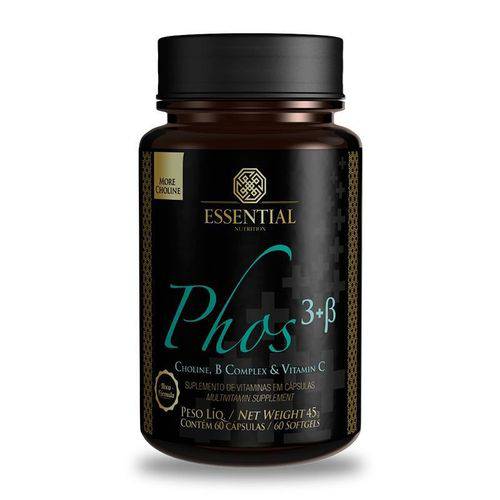 Phos 3 + B 500mg Essential Nutrition 60 Cápsulas