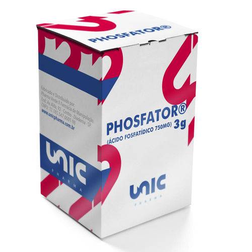Phosfator 3g (ácido Fosfatídico 750mg) 30 Sachês Unicpharma