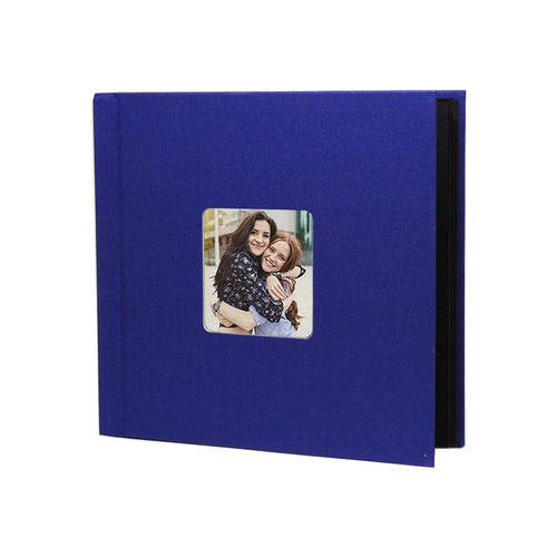 Photobook Kodak Album Auto Adesivo Janela 15x15 - Azul