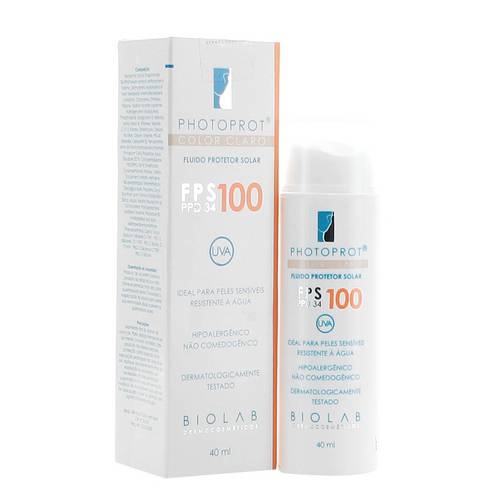 Photoprot Fps100 Color Claro 40ml