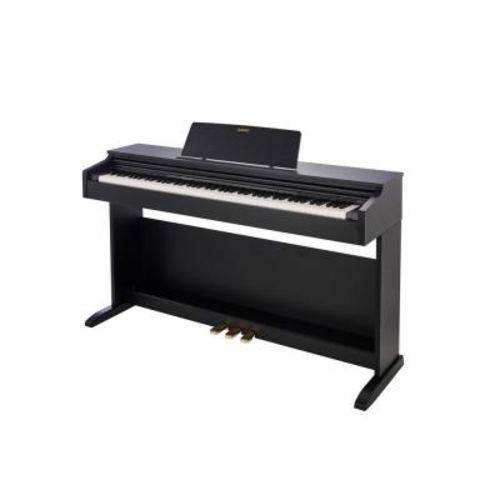 Piano Digital Casio Celviano Ap-270BK Preto, 88 Teclas - C/Fonte Bivolt e Teclas Sensitivas