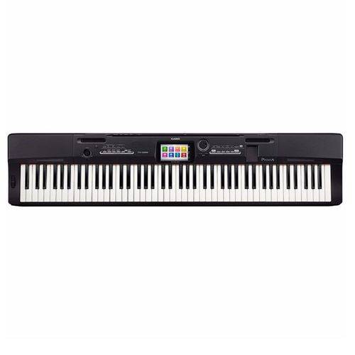 Piano Digital Casio Priva Px-360m Preto - 88 Teclas -tela Touch Colorida - 128 Polifonias - 550 Timb