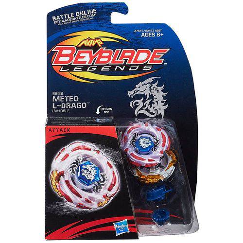 Pião Beyblade Bey Battle Meteo L-Drago - Hasbro