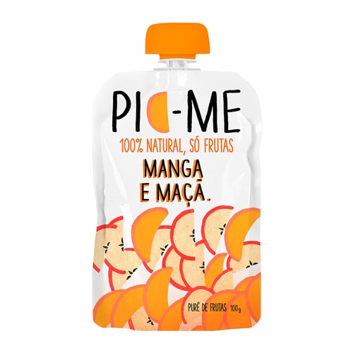 Pic-Me Squeeze de Frutas Manga e Maçã com 100g