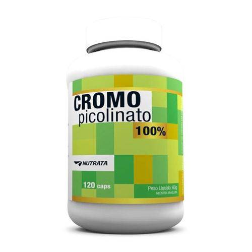 Picolinato de Cromo 100% (120 Caps) - Nutrata