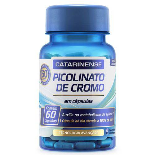 Picolinato de Cromo - 60 Cápsulas - Catarinense