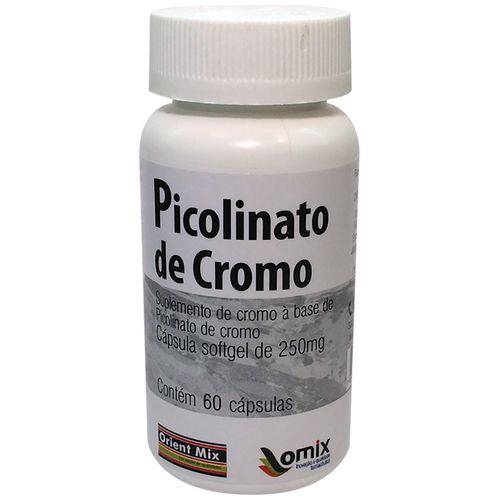 Picolinato de Cromo - 60 Cápsulas - Orient Mix