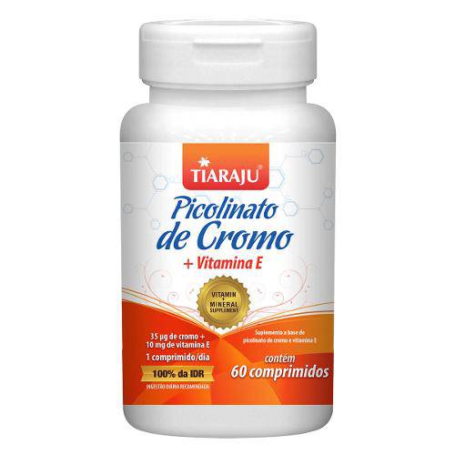 Picolinato de Cromo + Vitamina e 60 - Tiaraju