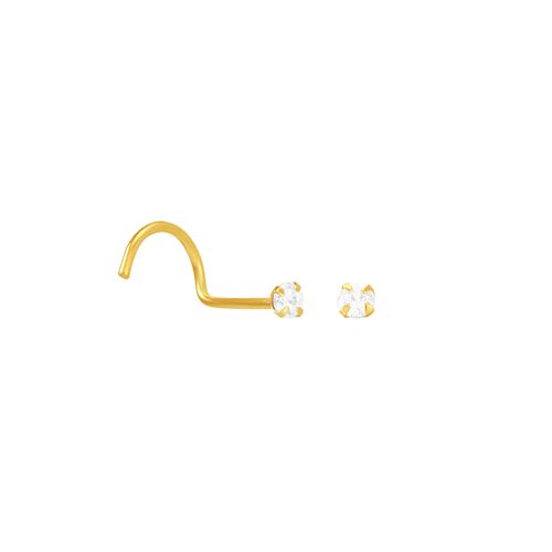 Piercing de Nariz em Ouro 18K Ponto de Luz - AU5336
