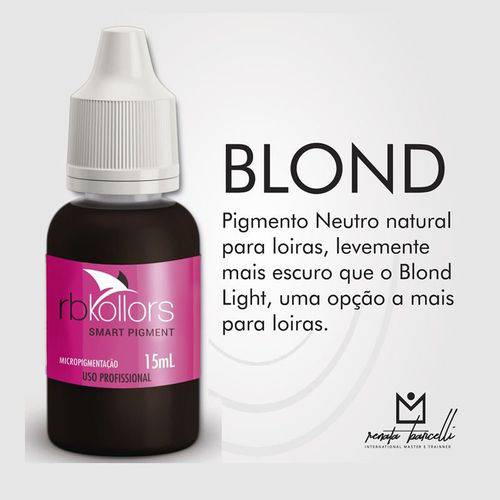 Pigmento Rb Kollors para Micropigmentação Cor: Blond